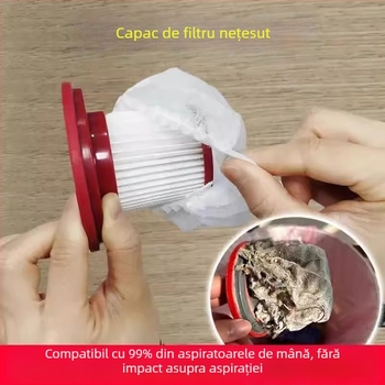 Aspirator de unică folosință element filtrant filtru nețesut sac de vid rezistent la praf respirabil elastic de uz casnic universal plasă capac
