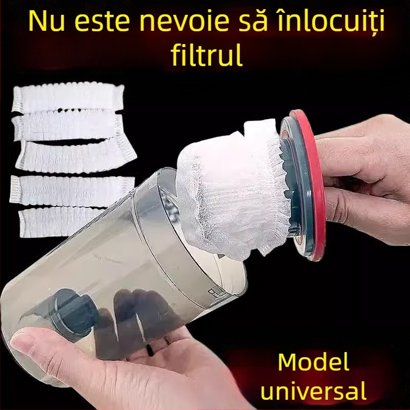 Aspirator de unică folosință element filtrant filtru nețesut sac de vid rezistent la praf respirabil elastic de uz casnic universal plasă capac