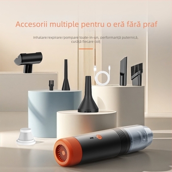 Aspirator auto multifuncțional transfrontalier direct din fabrică, cu încărcare wireless, aspirator portabil auto de uz casnic