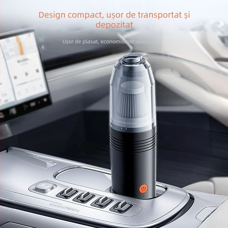 Aspirator auto multifuncțional transfrontalier direct din fabrică, cu încărcare wireless, aspirator portabil auto de uz casnic
