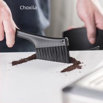 Perie de curățare a mașinii de măcinat boabe de cafea perie dublă perie de bar pentru cafenea perie de nailon aparat de cafea