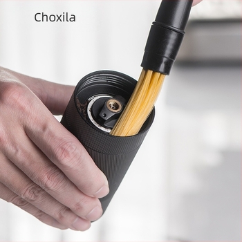 Perie de curățare a mașinii de măcinat boabe de cafea perie dublă perie de bar pentru cafenea perie de nailon aparat de cafea