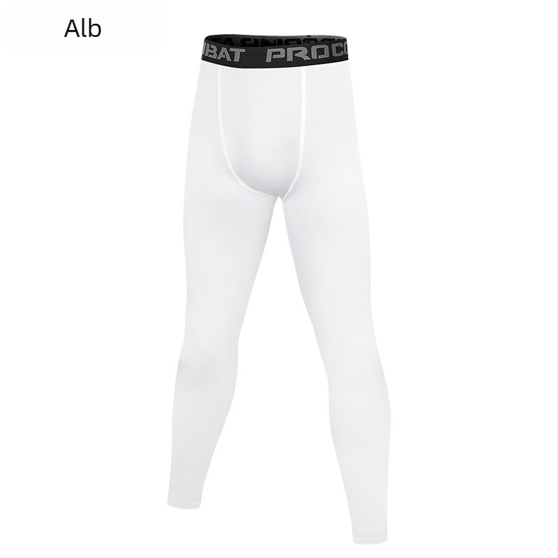 Pantaloni strâmți pentru bărbați, pantaloni de alergare cu nouă colanți de baschet, pantaloni elastici cu uscare rapidă, îmbrăcăminte sport, pantaloni de fitness, en-gros