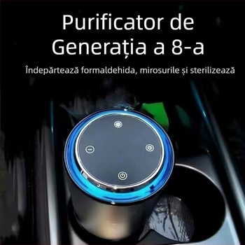Purificator de aer auto inteligent Figo de generația a 8-a și alte sterilizări cu ozon și ioni negativi, îndepărtarea prafului, bară de oxigen auto cu formaldehidă