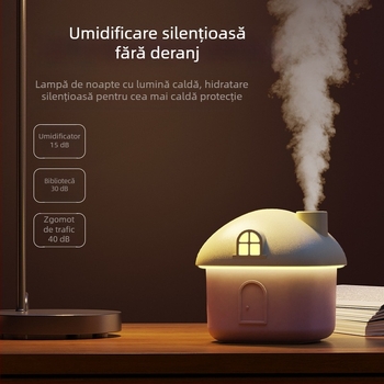 Mini umidificator desktop mic USB mut ceață puternică umidificator de uz casnic dormitor lumină colorată cadou en-gros