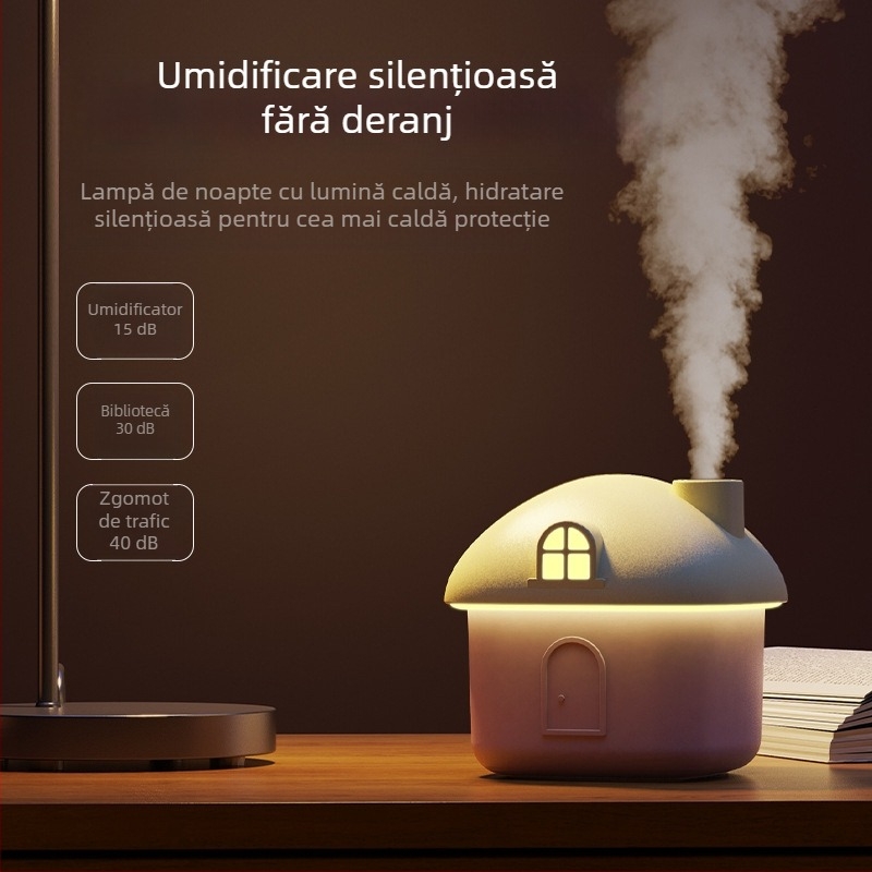Mini umidificator desktop mic USB mut ceață puternică umidificator de uz casnic dormitor lumină colorată cadou en-gros