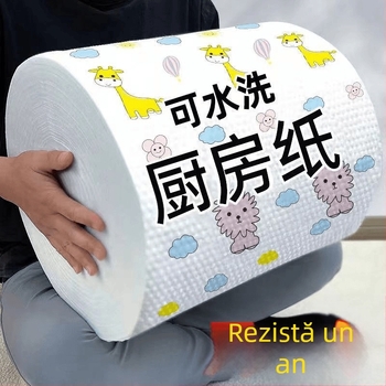 Bucătărie Lazy Rack de unică folosință umedă și uscată, lavetă de spălat vase, non-pete, absorbant de ulei, lavetă de curățare de uz casnic, en-gros