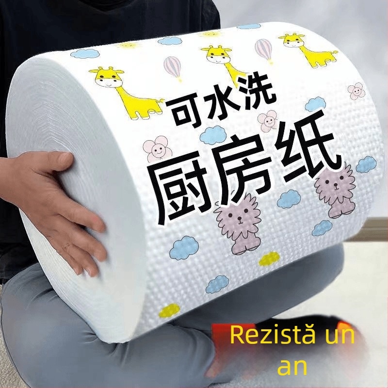 Bucătărie Lazy Rack de unică folosință umedă și uscată, lavetă de spălat vase, non-pete, absorbant de ulei, lavetă de curățare de uz casnic, en-gros