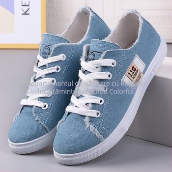 Livrare dintr-o singură piesă, pantofi noi din pânză pentru studente, pantofi casual ușori și confortabili, pantofi din pânză în carouri, pantofi vechi din pânză Beijing, pantofi de damă