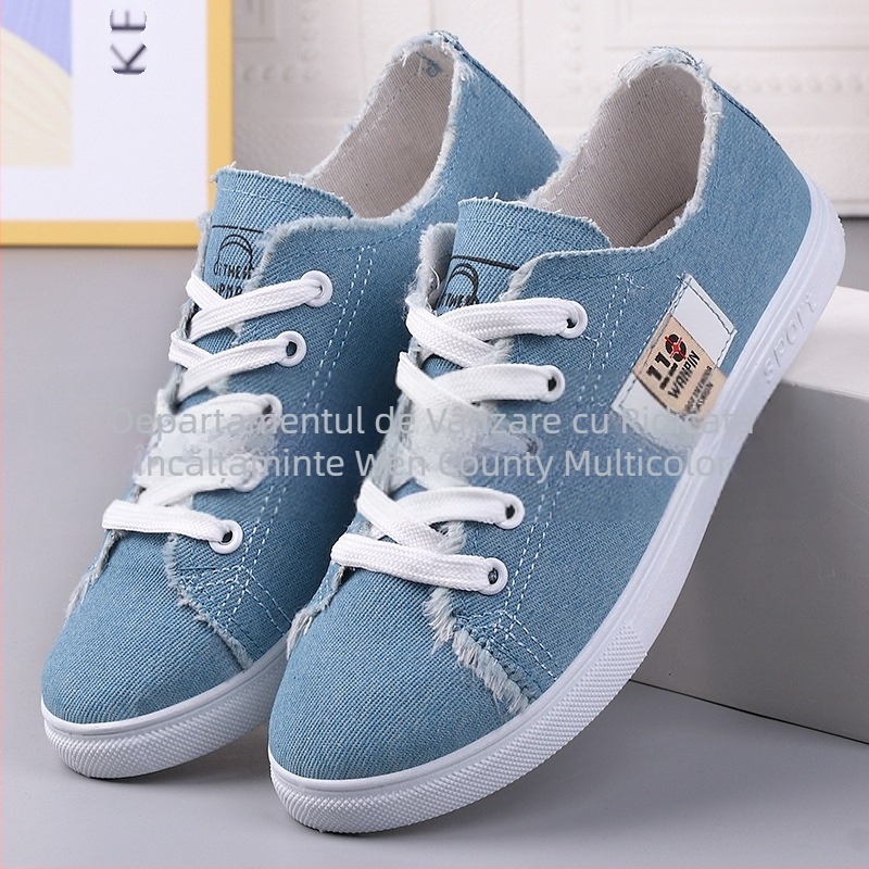 Livrare dintr-o singură piesă, pantofi noi din pânză pentru studente, pantofi casual ușori și confortabili, pantofi din pânză în carouri, pantofi vechi din pânză Beijing, pantofi de damă