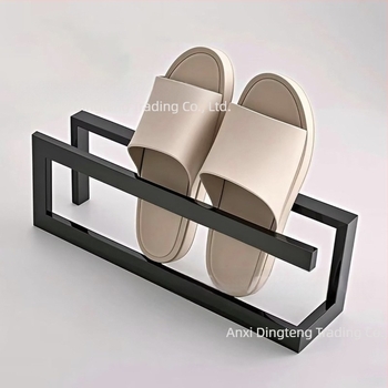 Suport pentru papuci de baie, suport pentru toaletă, simplu, cu papuci, suport pentru pantofi, depozitare pe perete, montat pe perete, agățat, fără cuie