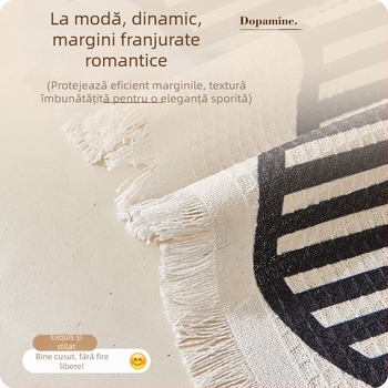 Husă de canapea Advanced Sense Four Seasons, universală, pentru canapea, din pânză, pentru toamnă și iarnă, anti-zgârieturi de pisici, pernă de canapea dintr-o singură bucată