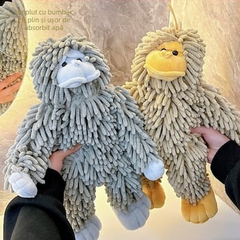 Drăguț tridimensional Chenille Doll Handball bucătărie baie super absorbant batistă agățat prosop prosop prosop