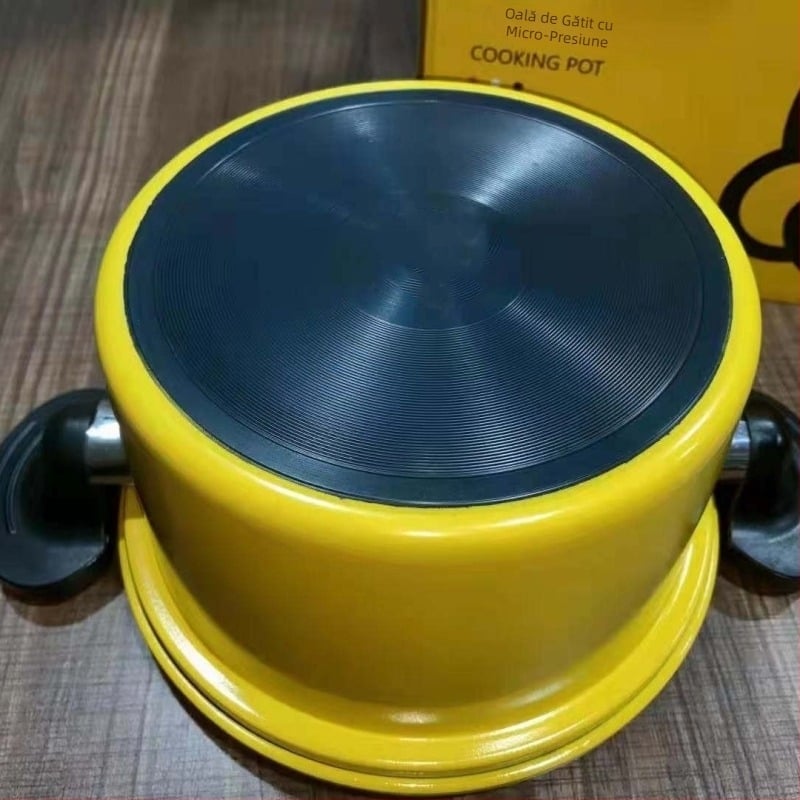 Harrow, oală sub presiune mică, stil nou, rață galbenă, oală de gătit de uz casnic, 7L, oală sub presiune pentru supă, oală sub presiune pentru supă, oală cadou