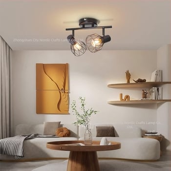 Dormitor, Living, Cafenea, Cameră de hotel, Coridor, Tavan culoar, Candelabru gol, Lampă de tavan populară de la Amazon