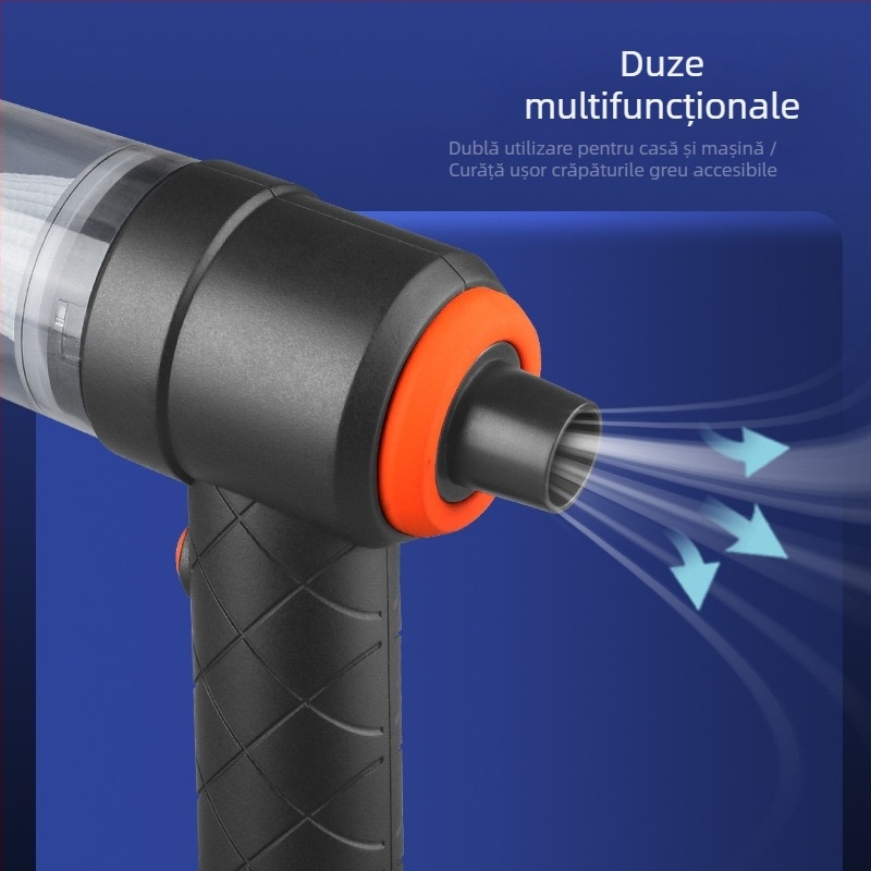 Aspirator wireless nou pentru casă și mașină, cu dublă utilizare, ușor și convenabil, design wireless, aspirare și suflare de lungă durată, aspirator cu dublă utilizare