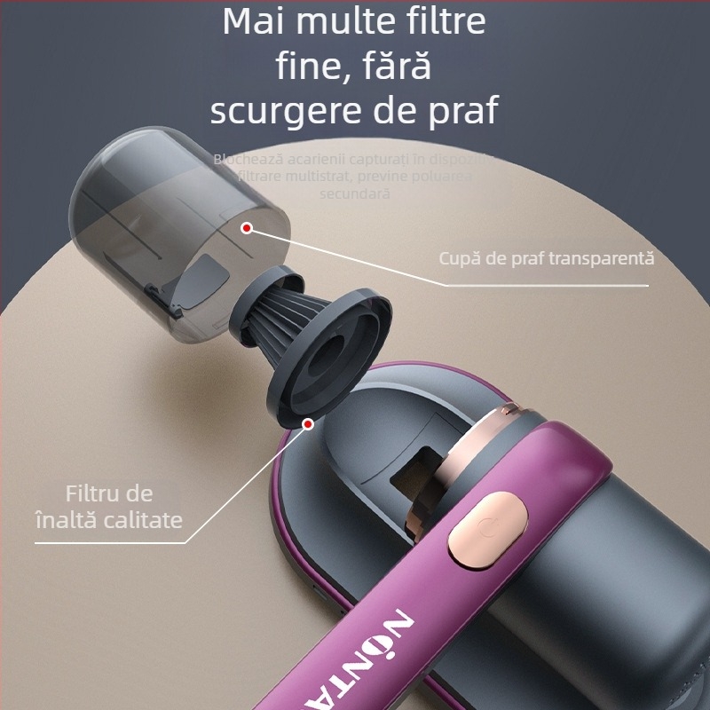 Instrument wireless pentru îndepărtarea acarienilor, aspirator de pat, de uz casnic, portabil, puternic, pentru îndepărtarea acarienilor, mașină de îndepărtare a prafului, pentru maternitate și sugari, pentru îndepărtarea acarienilor, artefacte transfronta