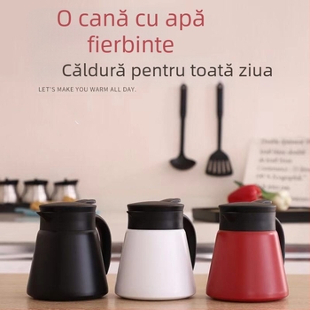 Noua cafetieră izolatoare din oțel inoxidabil 304, ceainic portabil creativ, ceainic cu vid, sticlă de apă caldă pentru birou mic, en-gros