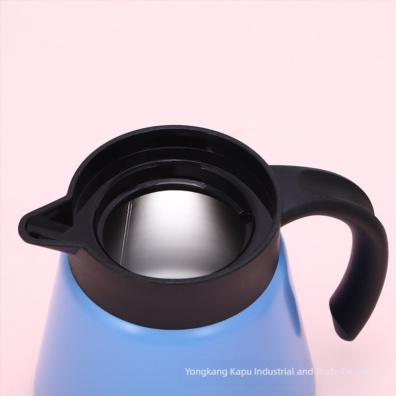 Noua cafetieră izolatoare din oțel inoxidabil 304, ceainic portabil creativ, ceainic cu vid, sticlă de apă caldă pentru birou mic, en-gros