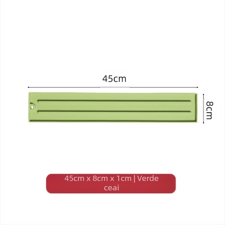 Bucătărie silicon capac oală covoraș îngust margine antiderapantă covoraș de plasare de uz casnic covoraș de aragaz rezistent la temperaturi ridicate izolație covoraș de depozitare covoraș de depozitare