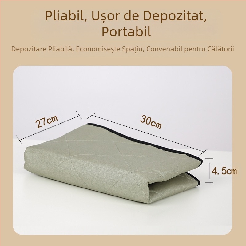 Saltea de călcat pliabilă, pliabilă, cu izolație caldă, pentru uși, agățat, portabil, masă de călcat