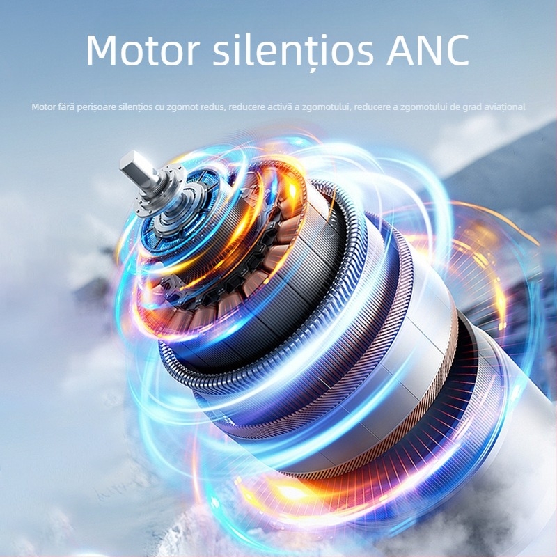 2025 nou ventilator portabil de refrigerare Ice Mute cu 100 de viteze, ventilator de mare viteză, mini ventilator portabil USB