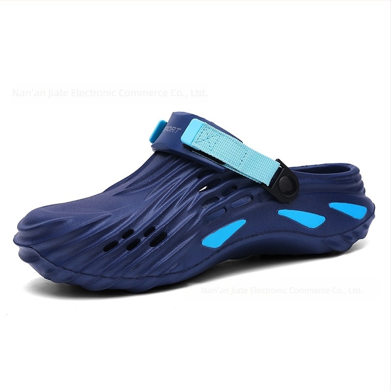Saboți de vară noi, ușori, respirabili, cu vârfuri în formă de vârf, mărime mare, sandale casual, pantofi pentru bărbați