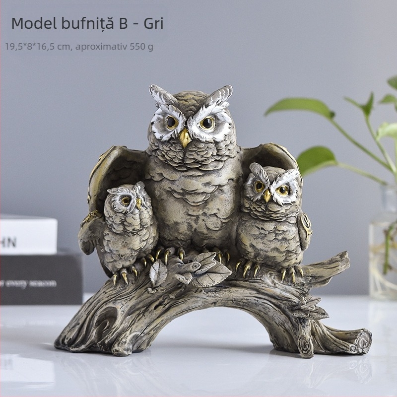 Ornamente moderne transfrontaliere pentru birou, birou, sculptură de animale, artizanat decorativ