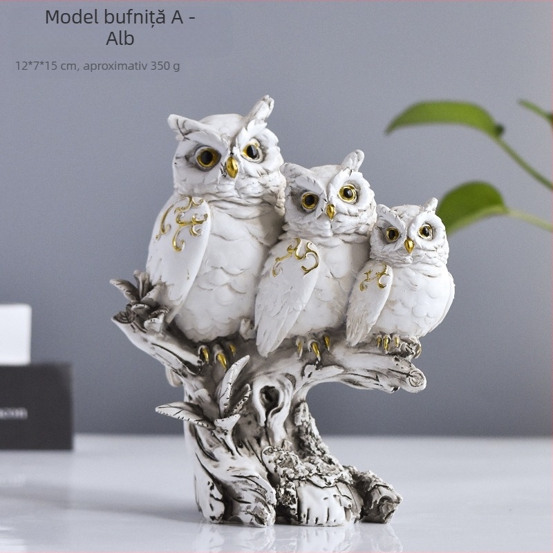 Ornamente moderne transfrontaliere pentru birou, birou, sculptură de animale, artizanat decorativ