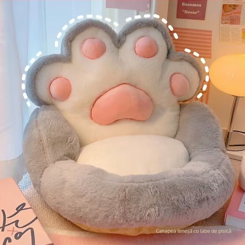 Canapea leneșă drăguță, scaun Tatami podea desene animate, pernă de citit pentru copii, fete, zonă de citit, dormitor, scaun mic de șezut