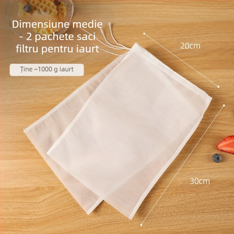 Plasă de filtru pentru iaurt japonez, enzimă, filtru de zer pentru iaurt, plasă de scurgere a bacteriilor cu acid lactic, sertar nou pentru sertar