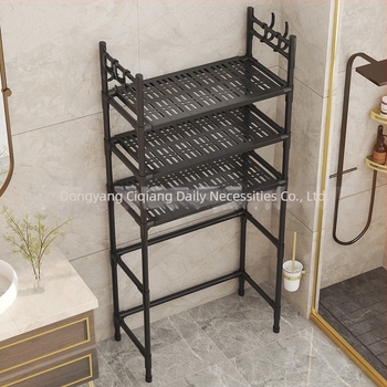 Suport de depozitare pentru mașină de spălat, multifuncțional, simplu, cu mai multe straturi, pentru dropshipping transfrontalier, suport de depozitare cu cârlig de mare capacitate, pe podea