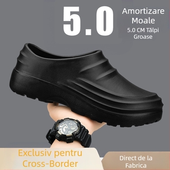 [Furnizare transfrontalieră] Pantofi de bucătar primăvara 2025 noi antiderapante impermeabile casual restaurant hotel pantofi de lucru rezistenți la uzură