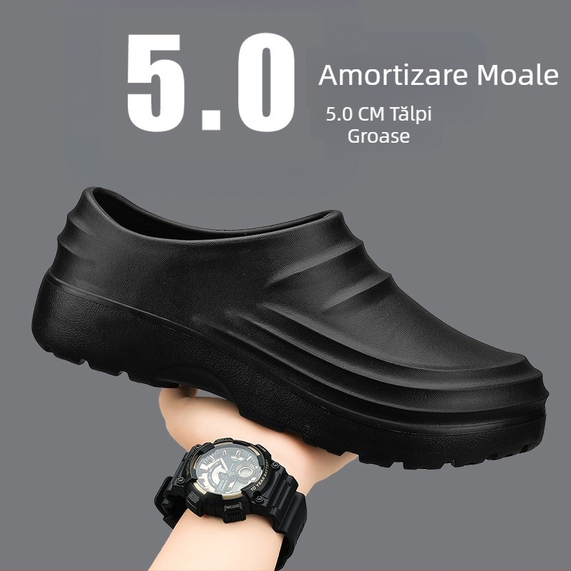 [Furnizare transfrontalieră] Pantofi de bucătar primăvara 2025 noi antiderapante impermeabile casual restaurant hotel pantofi de lucru rezistenți la uzură