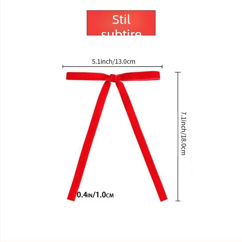 Panglică de catifea nouă transfrontalieră, brad de Crăciun, rochie, fundă, decorare de sărbători, accesorii scenă, afișaj agățat