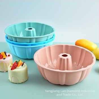 Noua formă de tort din silicon DIY, materiale de copt rezistente la temperaturi ridicate, de înaltă calitate, pentru copt, cu înveliș antiaderent, matriță de tort de uz casnic