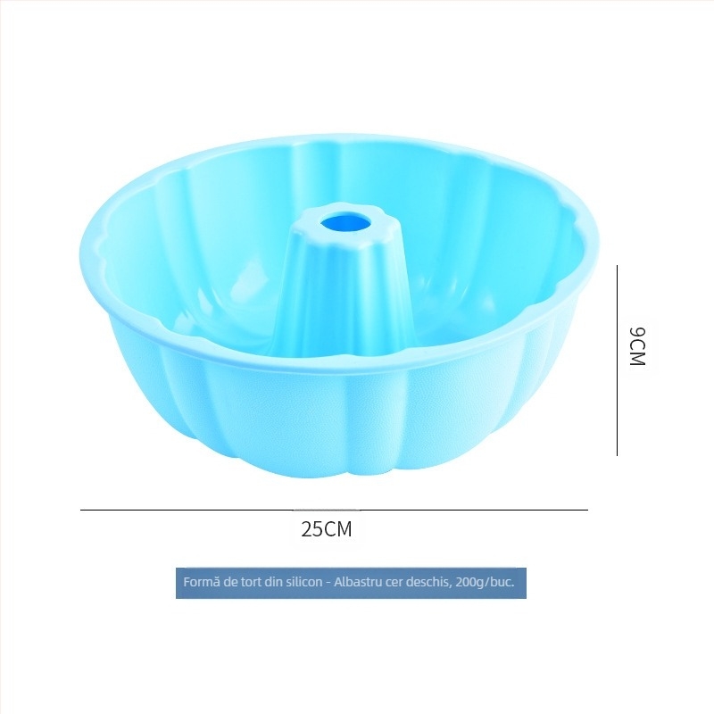 Noua formă de tort din silicon DIY, materiale de copt rezistente la temperaturi ridicate, de înaltă calitate, pentru copt, cu înveliș antiaderent, matriță de tort de uz casnic