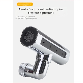 Feiyu cascadă robinet bucătărie cu patru trepte rotative rezistente la stropire de apă artefact universal adaptor duză de apă prelungitor