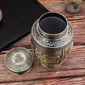 Stil european, cutii de ceai sigilate, boutique de înaltă calitate, mici cutii de fier portabile, de uz casnic, de înaltă calitate, stil chinezesc, ornamente mari