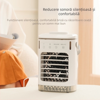 Ventilator mini rece cu explozie transfrontalieră, ventilator de aer condiționat USB, ventilator mic de răcire cu apă, ventilator cu pulverizare, răcitor de aer desktop