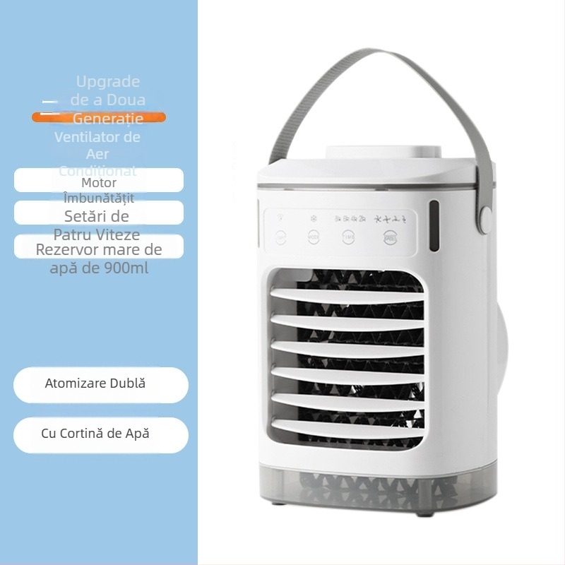 Ventilator mini rece cu explozie transfrontalieră, ventilator de aer condiționat USB, ventilator mic de răcire cu apă, ventilator cu pulverizare, răcitor de aer desktop