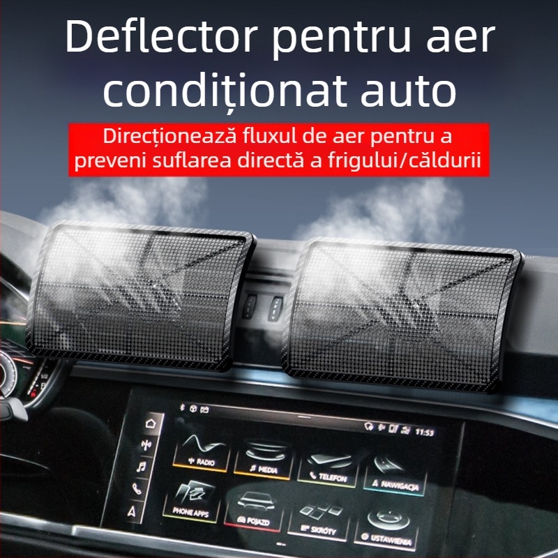 Vară Anti-Direct Blow Mașină Aer Condiționat Priză Parbriz Mașină Aer Condiționat Priză Decorativ Deflector Modificat Parbriz