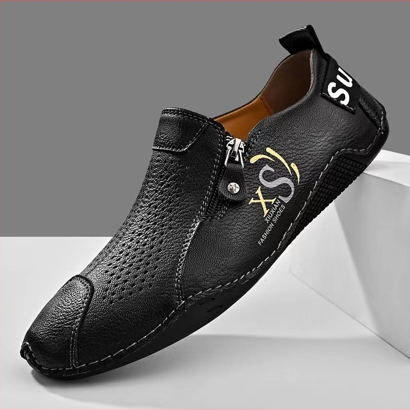 Pantofi sport pentru bărbați, mărimi mari, transmisiune live, export, pantofi casual pentru exterior, pantofi leneși, pantofi respirabili din piele pentru bărbați, confortabili
