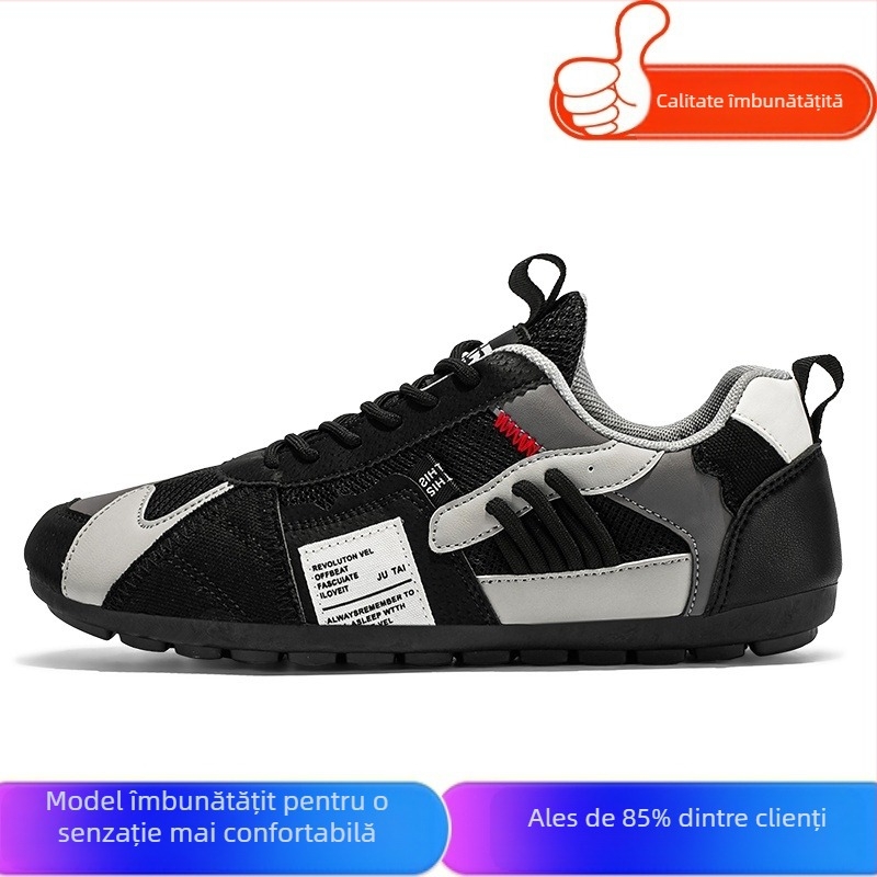 Pantofi de vară pentru bărbați, pantofi la modă versatile, potrivire a culorilor, pantofi la modă, tendință la modă pentru tineri, nișă de stradă, pantofi pentru studenți