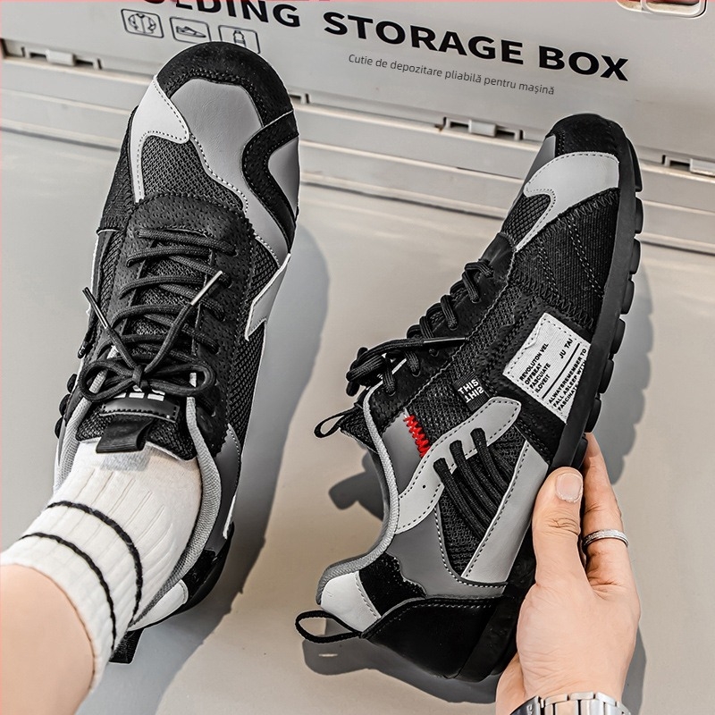 Pantofi de vară pentru bărbați, pantofi la modă versatile, potrivire a culorilor, pantofi la modă, tendință la modă pentru tineri, nișă de stradă, pantofi pentru studenți