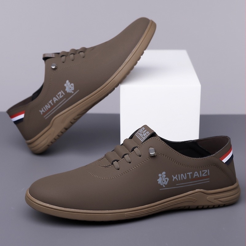 Pantofi sport pentru bărbați transfrontalieri, pantofi sport din piele, pantofi sport cu talpă moale, antiderapanți, pantofi de conducere pentru tata, pantofi sport pentru bărbați ... bărbați