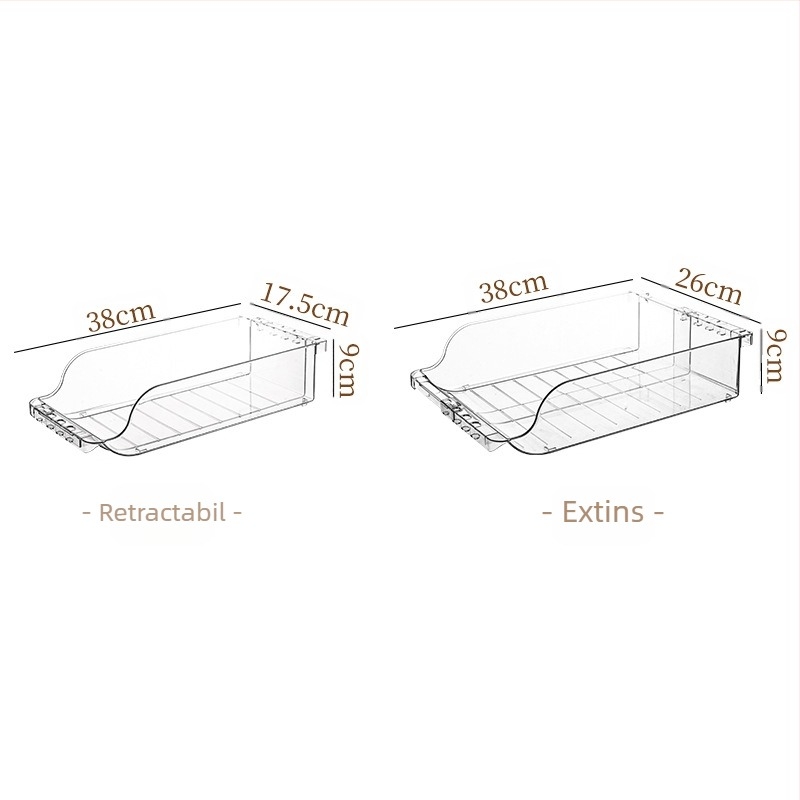 Frigider de vară pentru băuturi, cutie de depozitare dublă, plastic transparent, pliabil, bere, Coca-Cola, cutie de sertar, tip depozitare