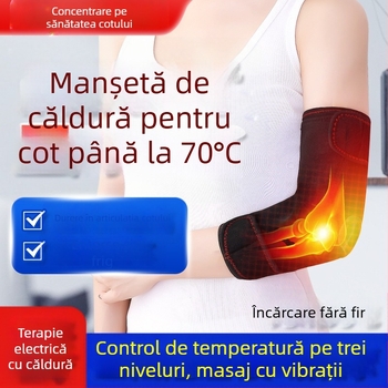 Moxibustie electrică masaj cald încălzit cot tampoane pentru bărbați și femei încălzire gât protector braț mâneci tenis sport fizioterapie încărcare