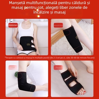 Moxibustie electrică masaj cald încălzit cot tampoane pentru bărbați și femei încălzire gât protector braț mâneci tenis sport fizioterapie încărcare