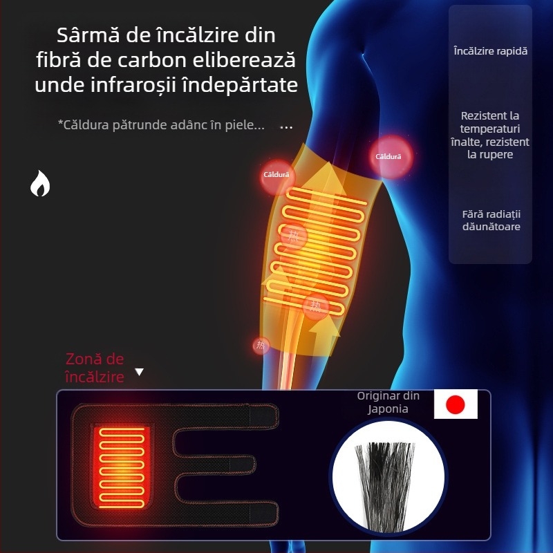 Moxibustie electrică masaj cald încălzit cot tampoane pentru bărbați și femei încălzire gât protector braț mâneci tenis sport fizioterapie încărcare